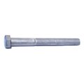 Midwest Fastener 7/8"-9 Hex Head Cap Screw, Hot Dipped Galvanized Steel, 9 in L, 5 PK 53516